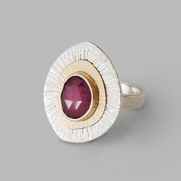 Camille Ring by McKenzie Mendel (Gold, Silver & Stone Ring) | Artful Home