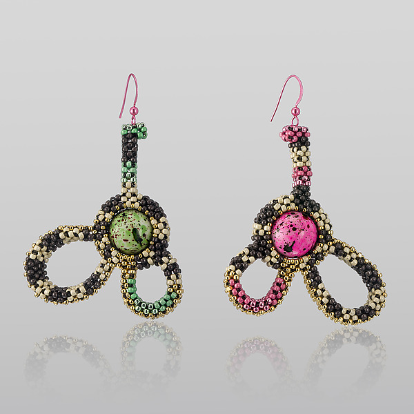 Garland Earrings by Maracole Bijoux (Beaded Earrings) | Artful Home