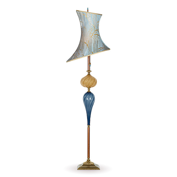 David by Susan Kinzig and Caryn Kinzig (Mixed-Media Floor Lamp) | Artful Home