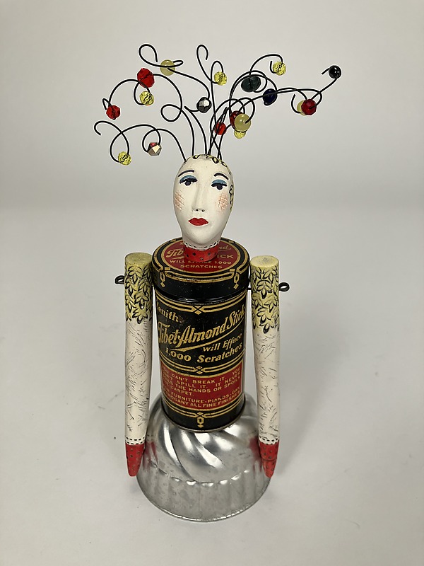 Almond Stick by Valerie Bunnell (Mixed-Media Sculpture) | Artful Home