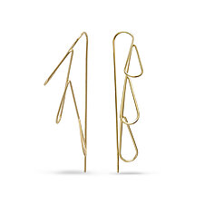 Zahara Hoop Earrings by Cindy Liebel (Gold Earrings)
