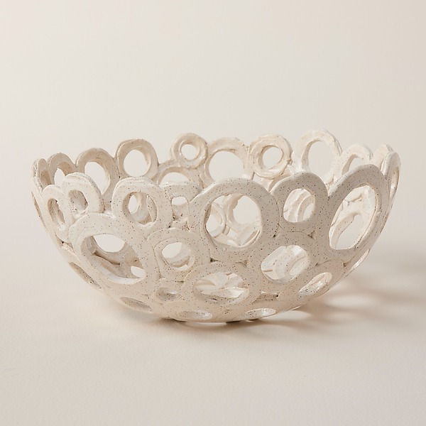 Large Stone Cavebasket by Katie Bramlage (Ceramic Bowl) | Artful Home