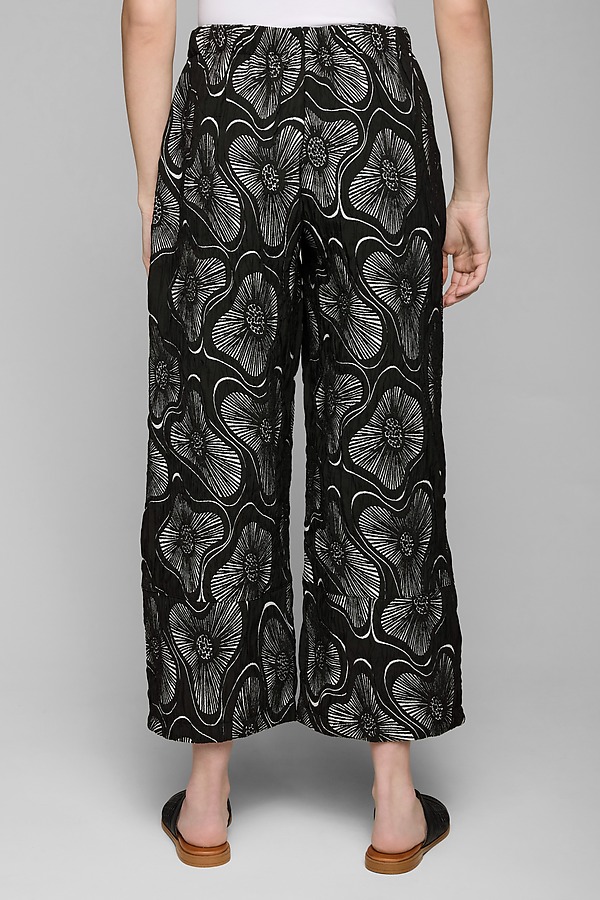 【2plan】Kai Jacquard Tweed Pants Theya Tweed Wide Leg Pants - Papaya