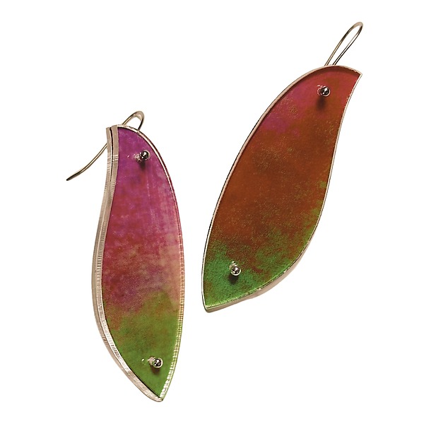Dove Dangling Earrings by Takara Beatheagudell (Mixed-Media Earrings) | Artful Home