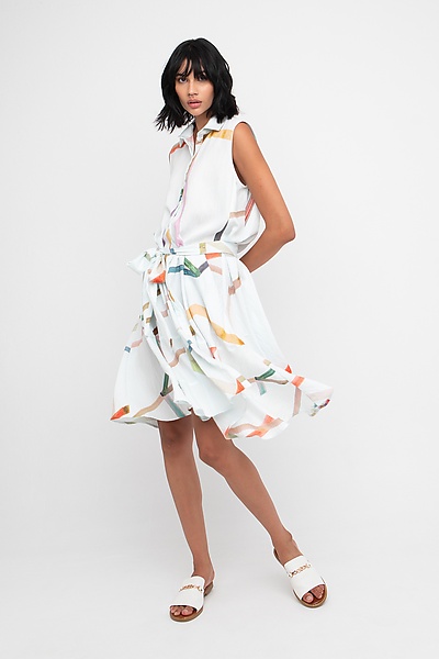 Collared Day Dress by Ozai N Ku (Woven Dress)