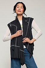 Contrast Stitch Vest by Ozai N Ku (Knit Vest)