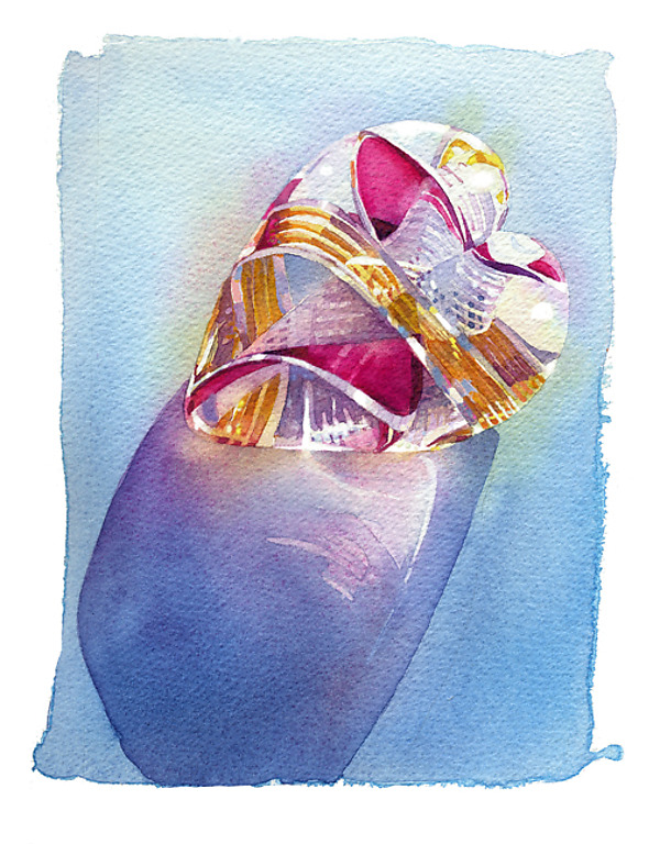 Glass Heart by Marlies Merk Najaka (Pigment Print) | Artful Home