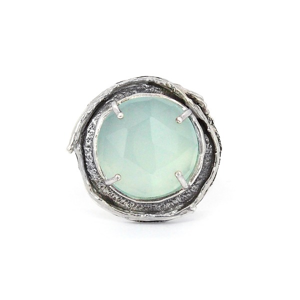 Radiant Ring by Susan Rodgers (Silver & Stone Ring) | Artful Home