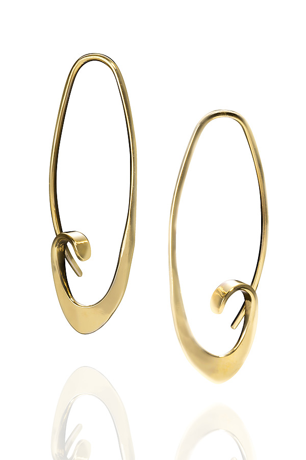 Galaxy by Keith Field (Gold Earrings) | Artful Home