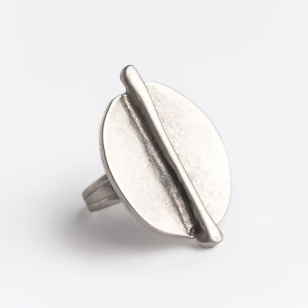 Balance Ring by Julia Bernadsky (Silver-Plated Ring) | Artful Home