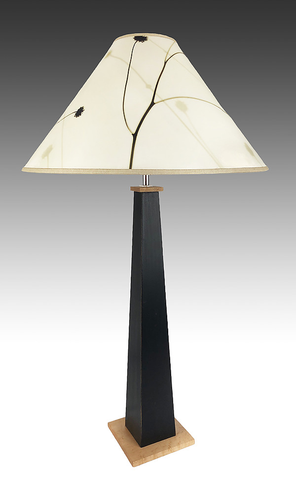 Winter Hill Lamp by Christine Triebert (Wood Table Lamp) | Artful Home