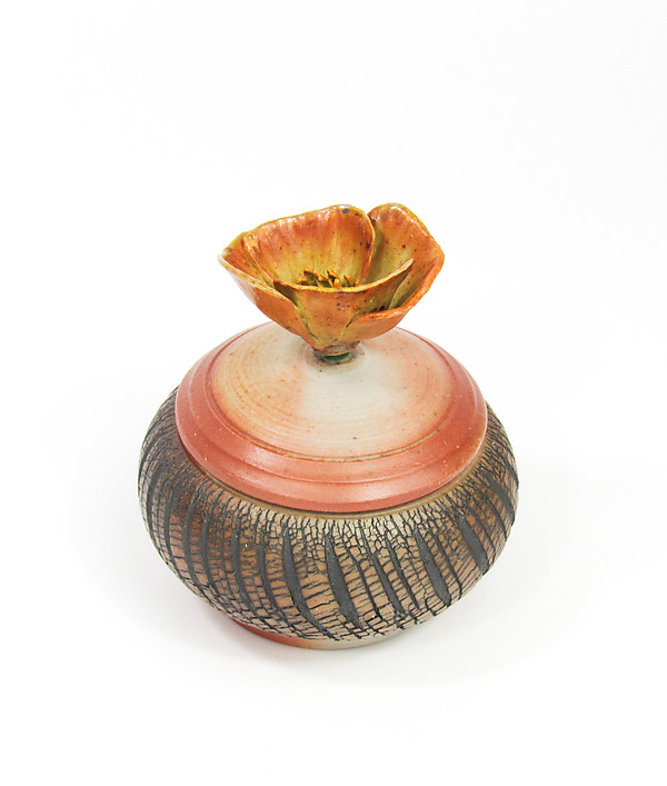 California Poppy by Katharine Eksuzian (Ceramic Box) | Artful Home