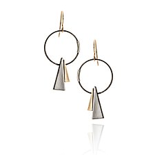 Strength Earrings by Sara Silvio (Metal Earrings)