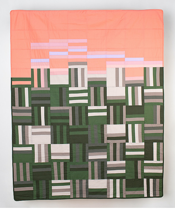 Eastern Sierra Dusk Quilt by Nicki Voss (Fiber Wall Hanging) | Artful Home
