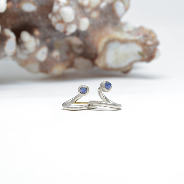 Silver Peek-A-Boo Hoop Earrings & Charms by Mejia Jewelry (Silver & Stone Earrings & Charms) | Artful Home
