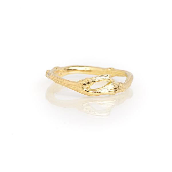 Gold Twig Ring by Micky Roof (Gold Ring) | Artful Home