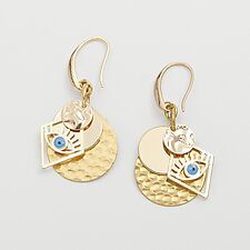 Louise's Eye Earrings by NEVELSON X WIND (Gold & Brass Earrings)