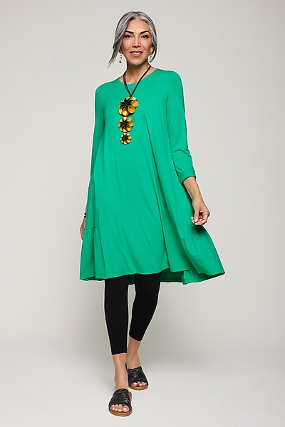 Double V-Neck Dress by Planet (Knit Dress) | Artful Home