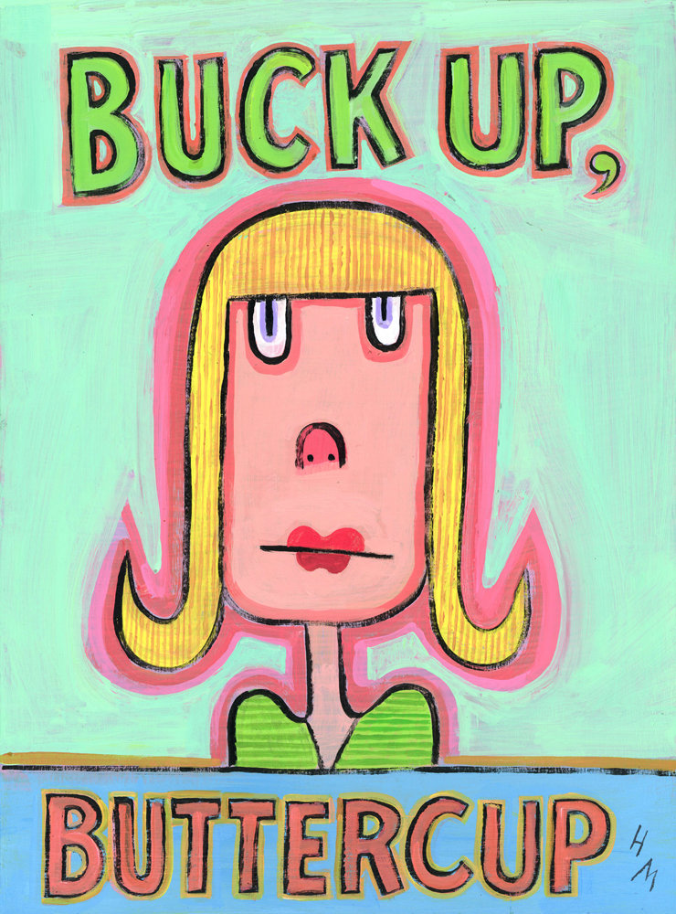 Buck Up, Buttercup by Hal Mayforth (Giclee Print) Artful Home