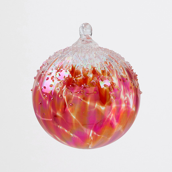 Crimson Gleam by Tom Stoenner (Art Glass Ornament) | Artful Home