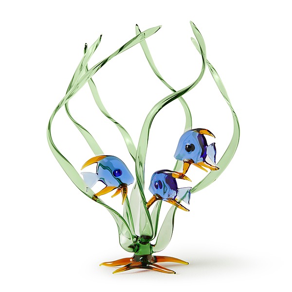 Seagrass Trio by Michael Robinson (Art Glass Sculpture) | Artful Home