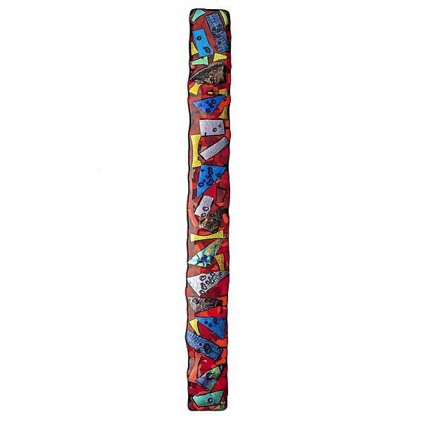 Firecracker Swizzlestick by Helen Rudy (Art Glass Wall Sculpture) | Artful Home