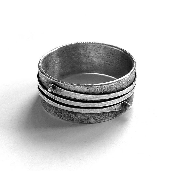 マダラニンゲン / リング.Zip Ring Silver 丸尾末広 5号