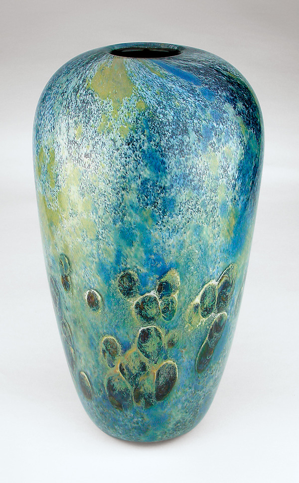 Mechum River by Daniel Scogna (Art Glass Vase) | Artful Home