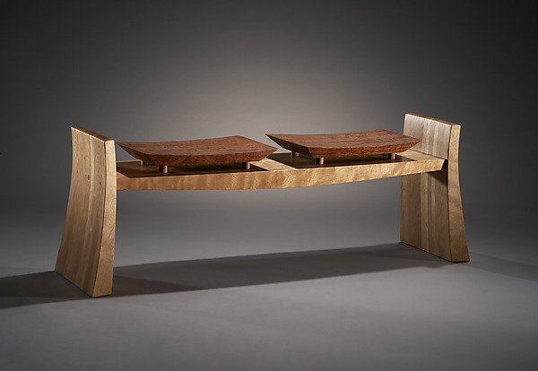 Flare Bench by Brian Hubel (Wood Bench) | Artful Home