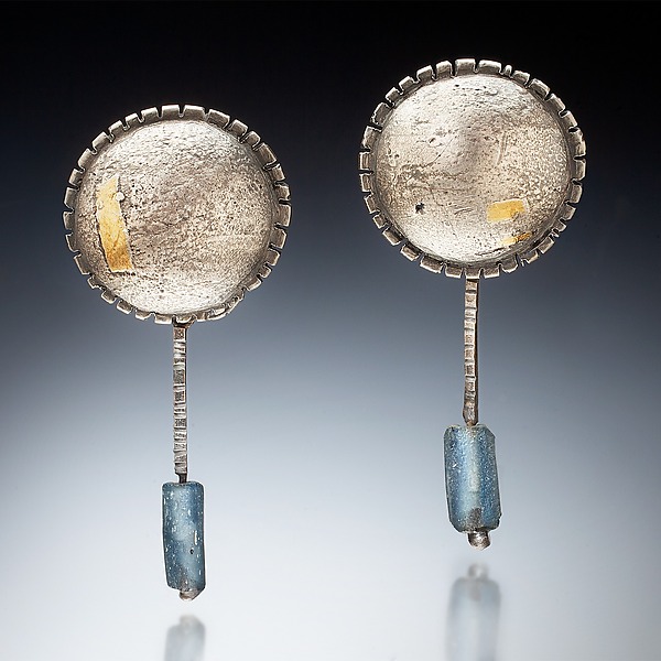 Anevi Earrings by Nina Mann (Gold & Silver Earrings) | Artful Home