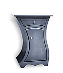 right-handed, slate stain