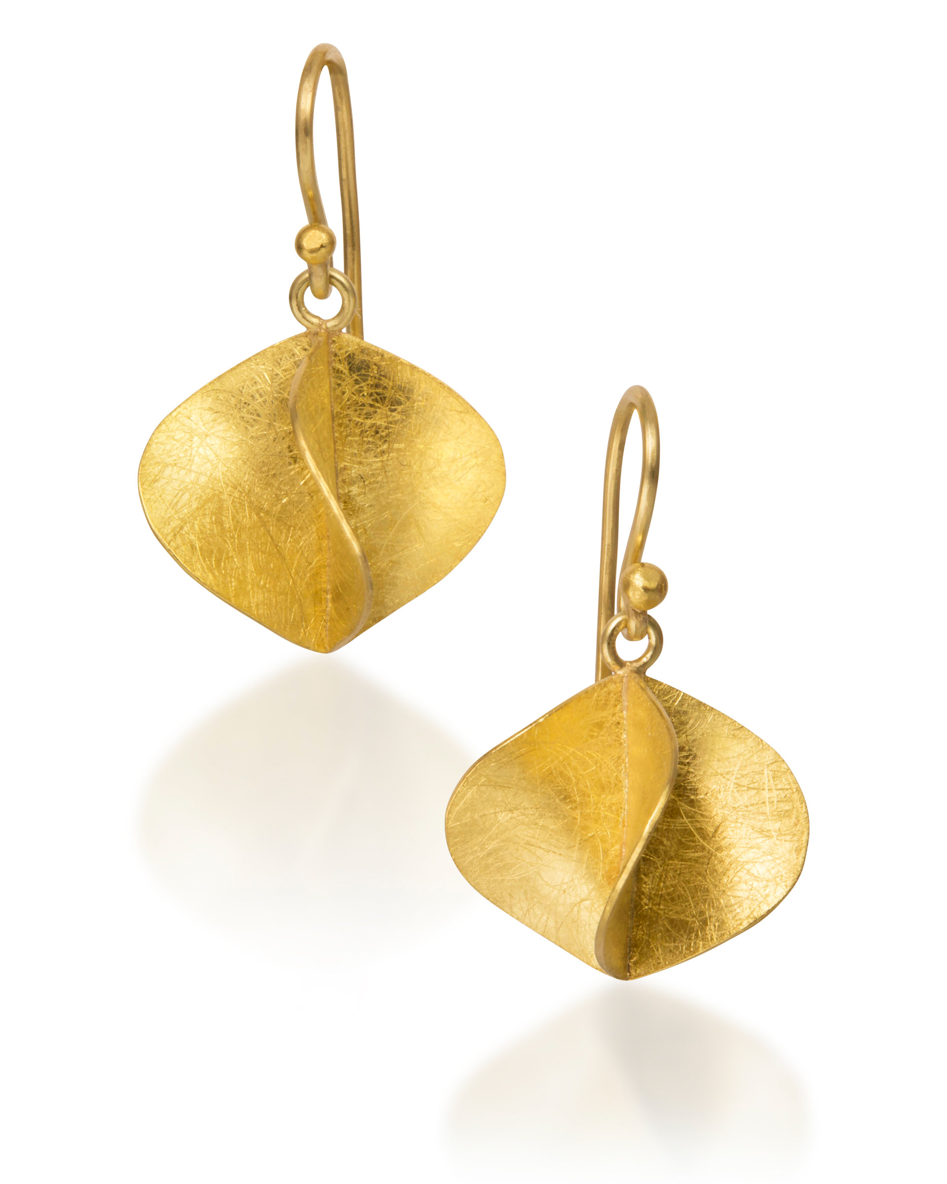 Propeller Earrings by Petra Class (Gold Earrings) Artful Home