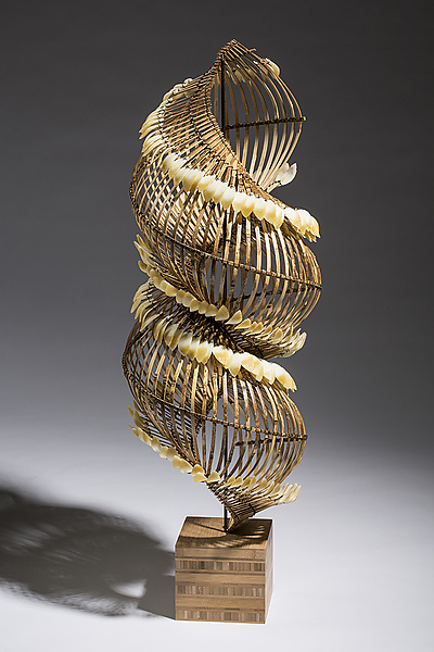 Spira Penna by Charissa Brock (Art Glass & Bamboo Sculpture) | Artful Home