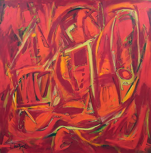 Cliff Dwelling One by Lynne Taetzsch (Acrylic Painting) | Artful Home