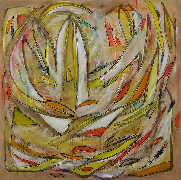 Push by Lynne Taetzsch (Acrylic Painting) | Artful Home