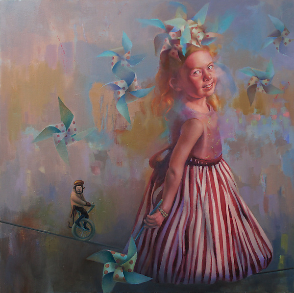 Pinwheels by Cathy Locke (Oil Painting) | Artful Home