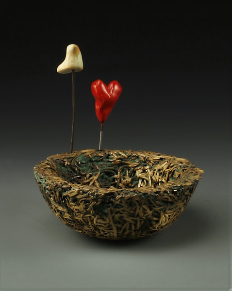 Nest, Love Nest II by Cathy Broski (Ceramic Sculpture) | Artful Home