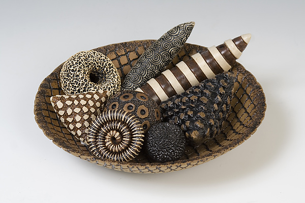 Bowl and Rattles by Kelly Jean Ohl (Ceramic Sculpture) | Artful Home