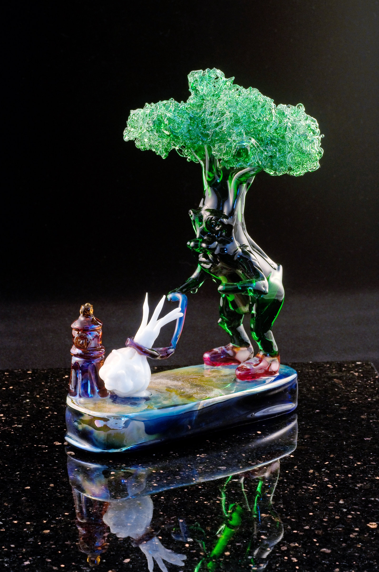 Take Me For a Walk by Paul Labrie (Art Glass Sculpture) Artful Home